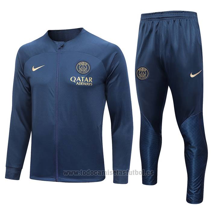 Chandal de Chaqueta del Paris Saint-Germain 2023-2024 Azul